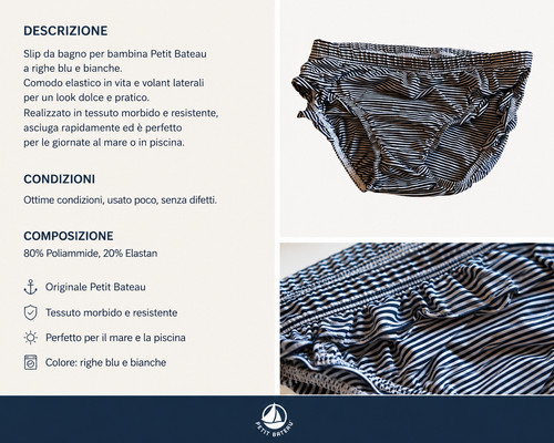 Slip bagno per bambina - slip,